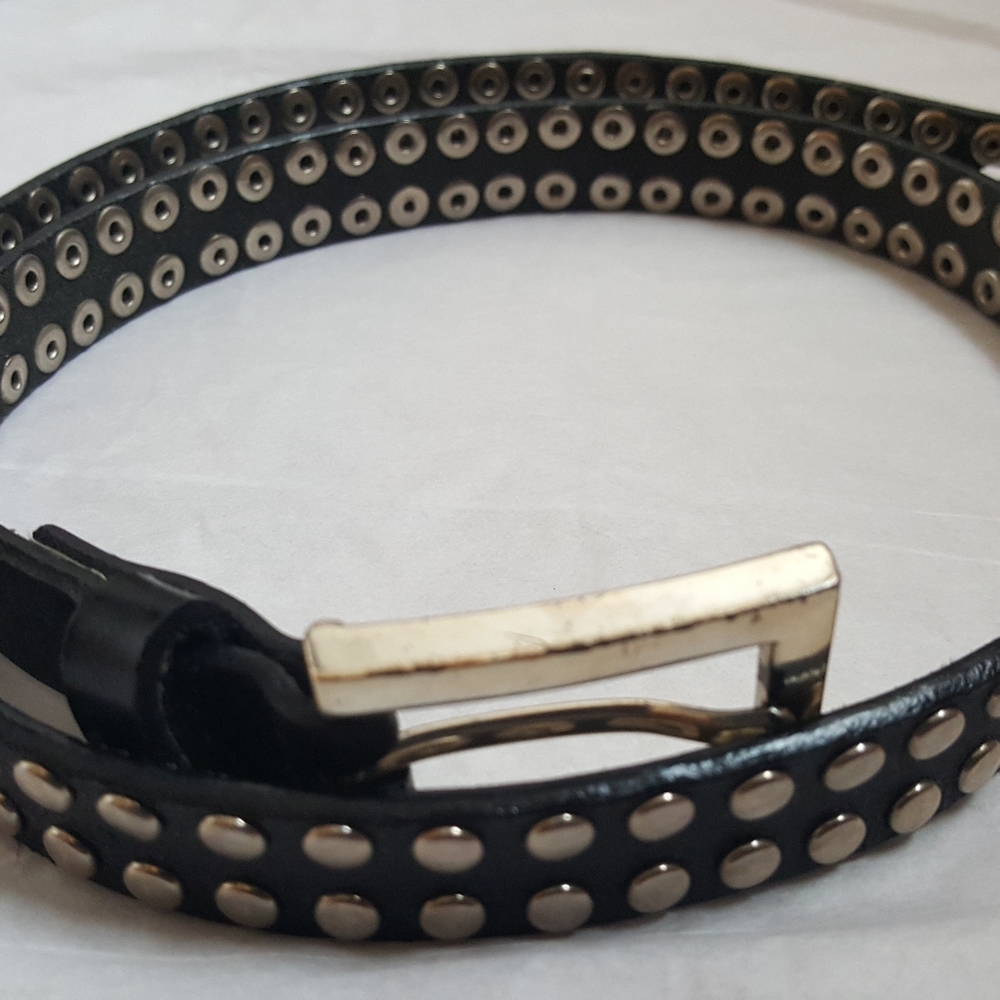 Express Multi Studded Black Belt Women's Small